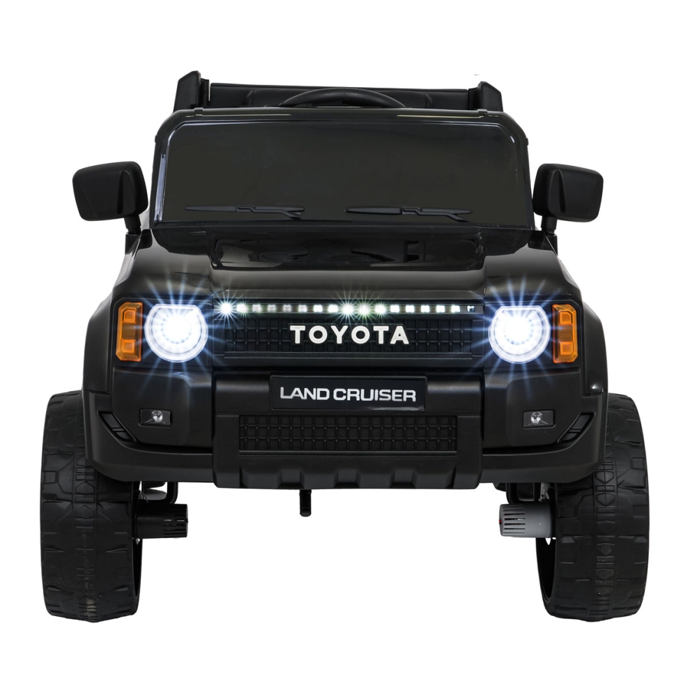 Elektromobilis Toyota Land Cruiser PRADO, Black-Elektromobiliai vaikams, Visureigiai-e-vaikas