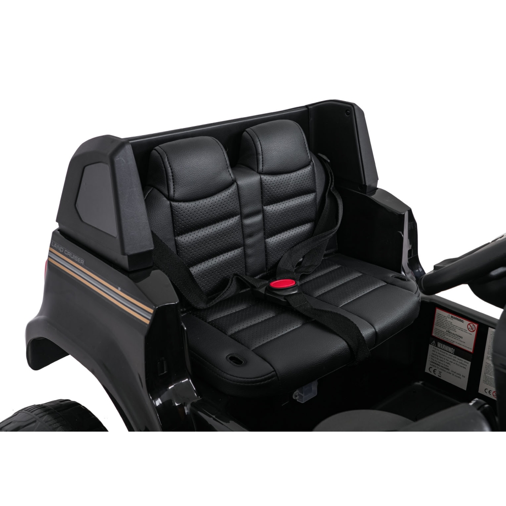 Elektromobilis Toyota Land Cruiser PRADO, Black-Elektromobiliai vaikams, Visureigiai-e-vaikas