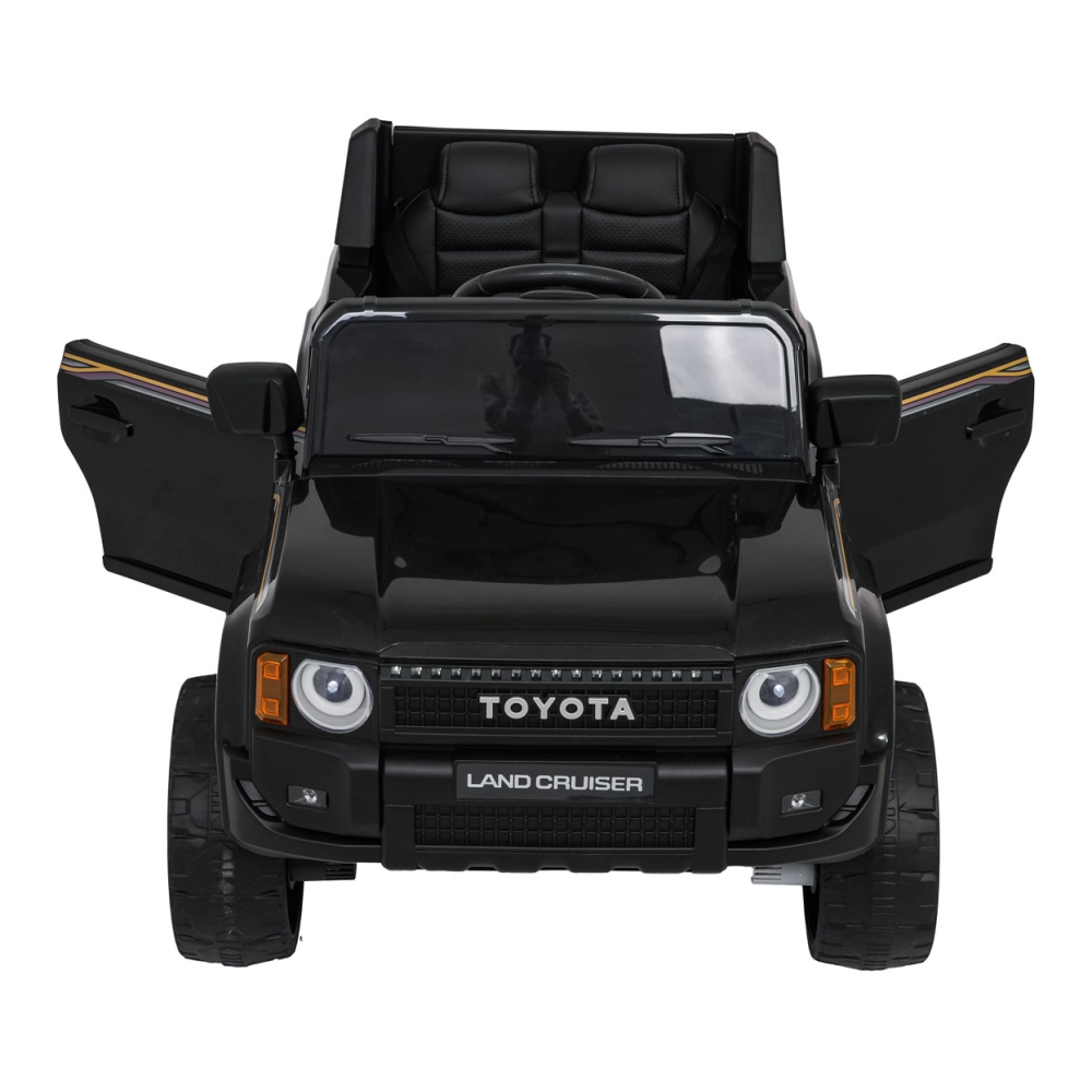 Elektromobilis Toyota Land Cruiser PRADO, Black-Elektromobiliai vaikams, Visureigiai-e-vaikas
