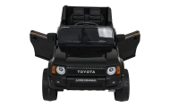 Elektromobilis Toyota Land Cruiser PRADO, Black-Elektromobiliai vaikams, Visureigiai-e-vaikas