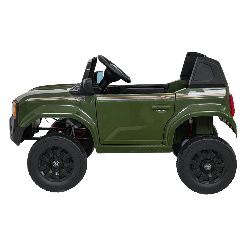 Elektromobilis Toyota Land Cruiser PRADO, Green-Elektromobiliai vaikams, Visureigiai-e-vaikas