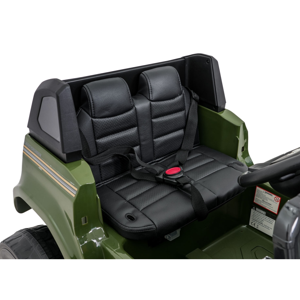 Elektromobilis Toyota Land Cruiser PRADO, Green-Elektromobiliai vaikams, Visureigiai-e-vaikas
