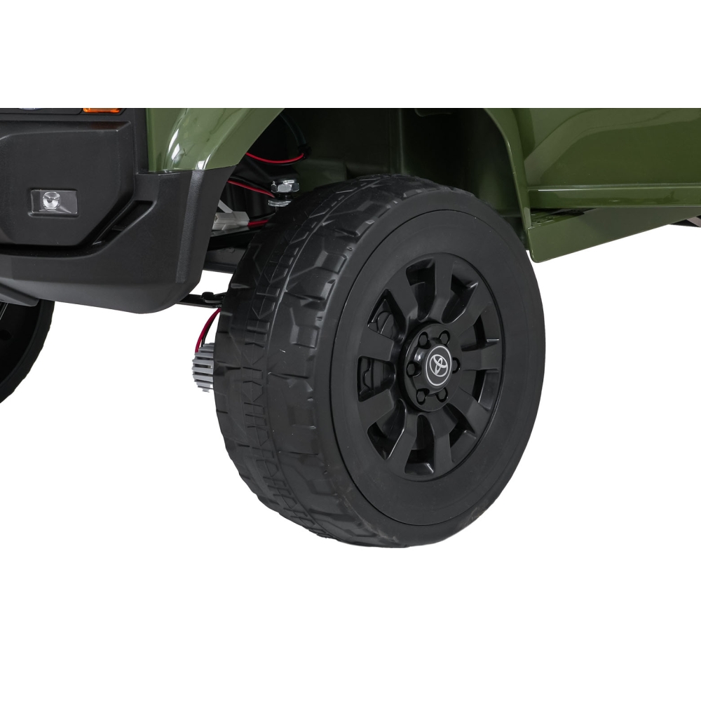 Elektromobilis Toyota Land Cruiser PRADO, Green-Elektromobiliai vaikams, Visureigiai-e-vaikas