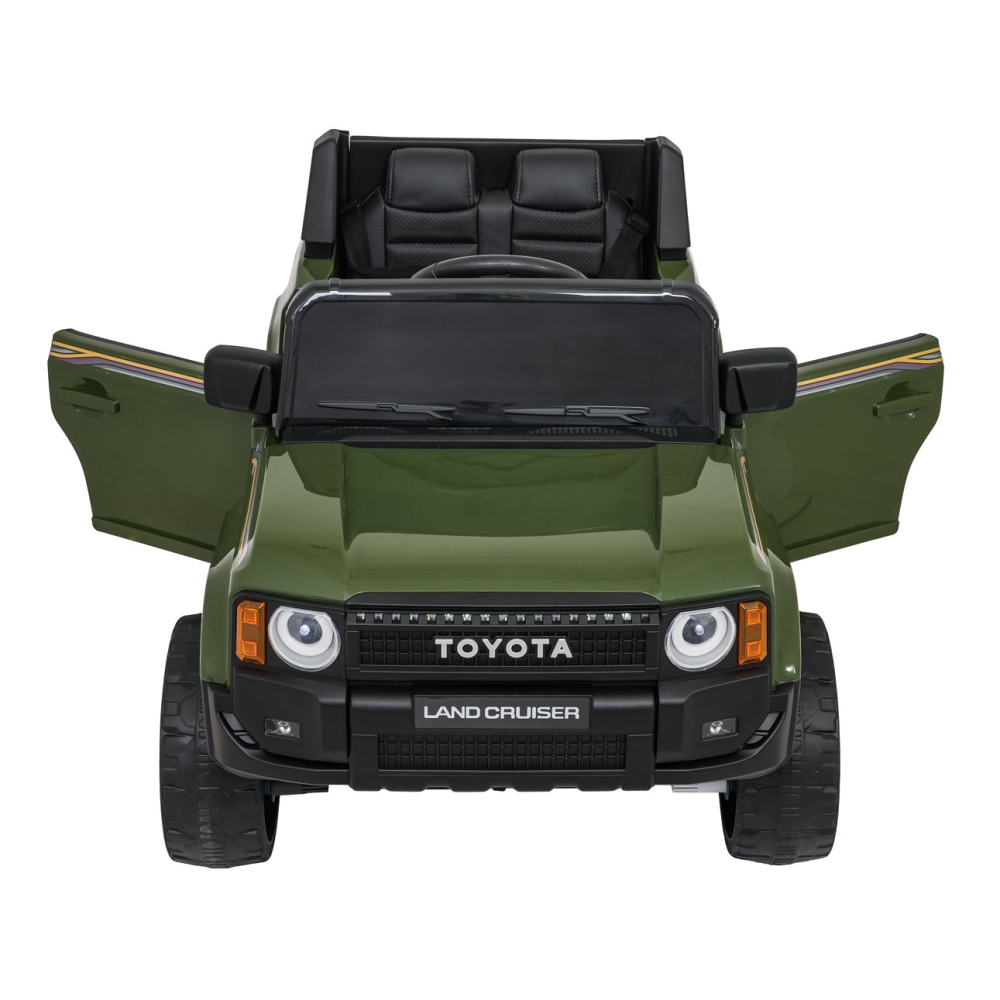 Elektromobilis Toyota Land Cruiser PRADO, Green-Elektromobiliai vaikams, Visureigiai-e-vaikas