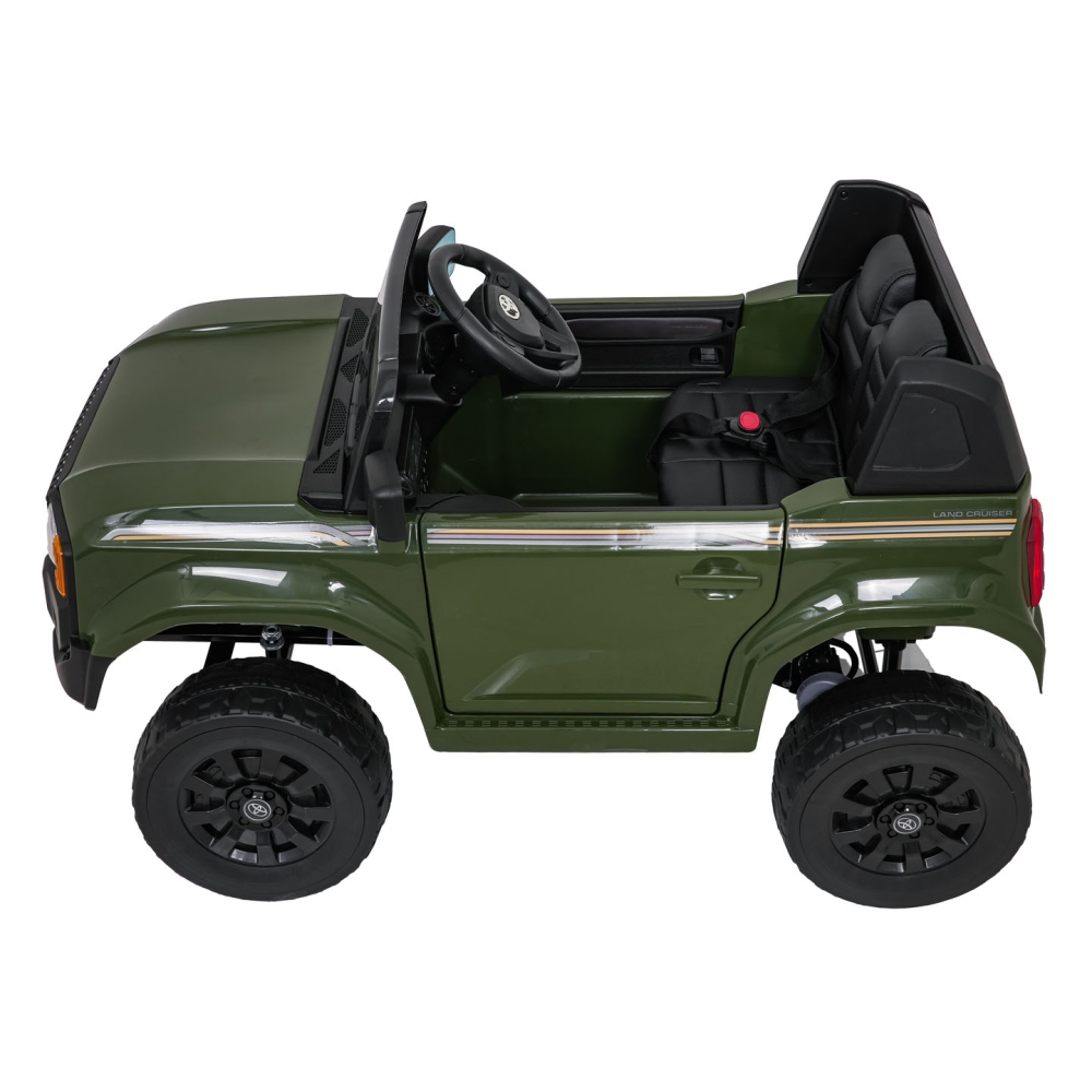 Elektromobilis Toyota Land Cruiser PRADO, Green-Elektromobiliai vaikams, Visureigiai-e-vaikas