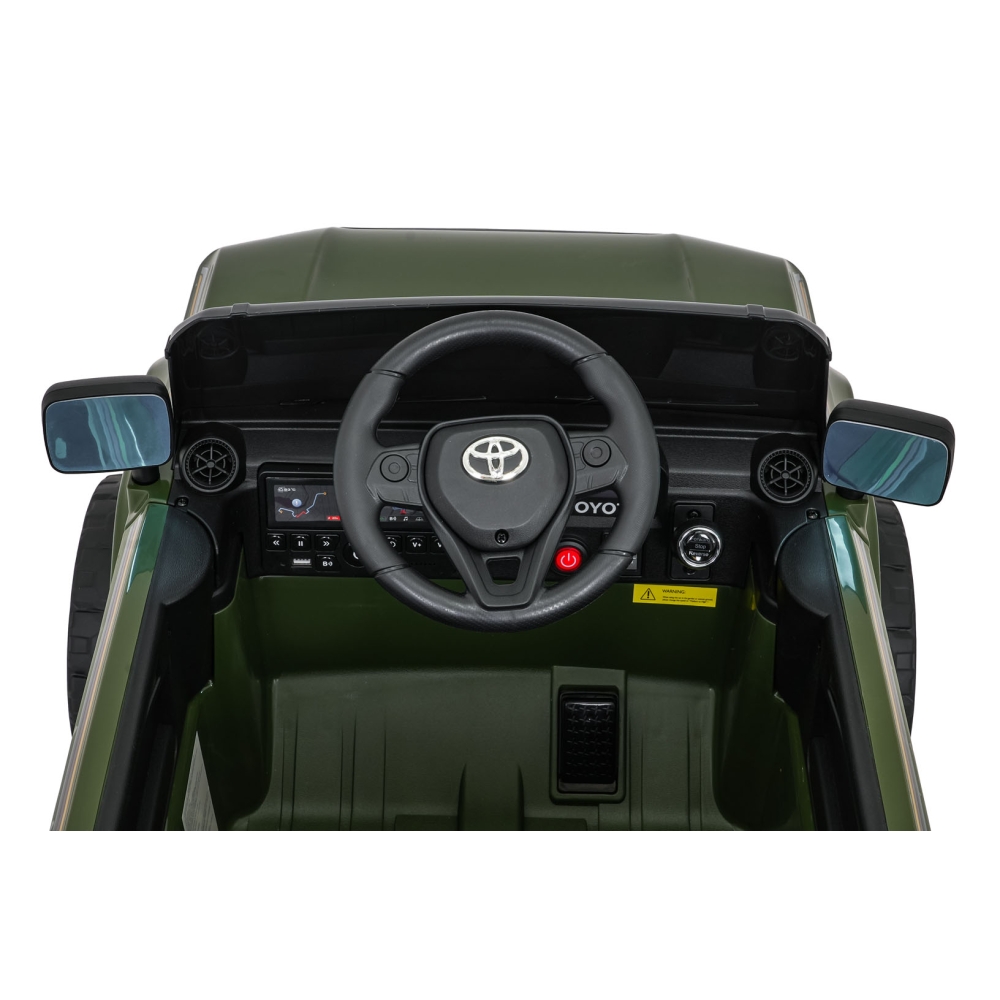 Elektromobilis Toyota Land Cruiser PRADO, Green-Elektromobiliai vaikams, Visureigiai-e-vaikas
