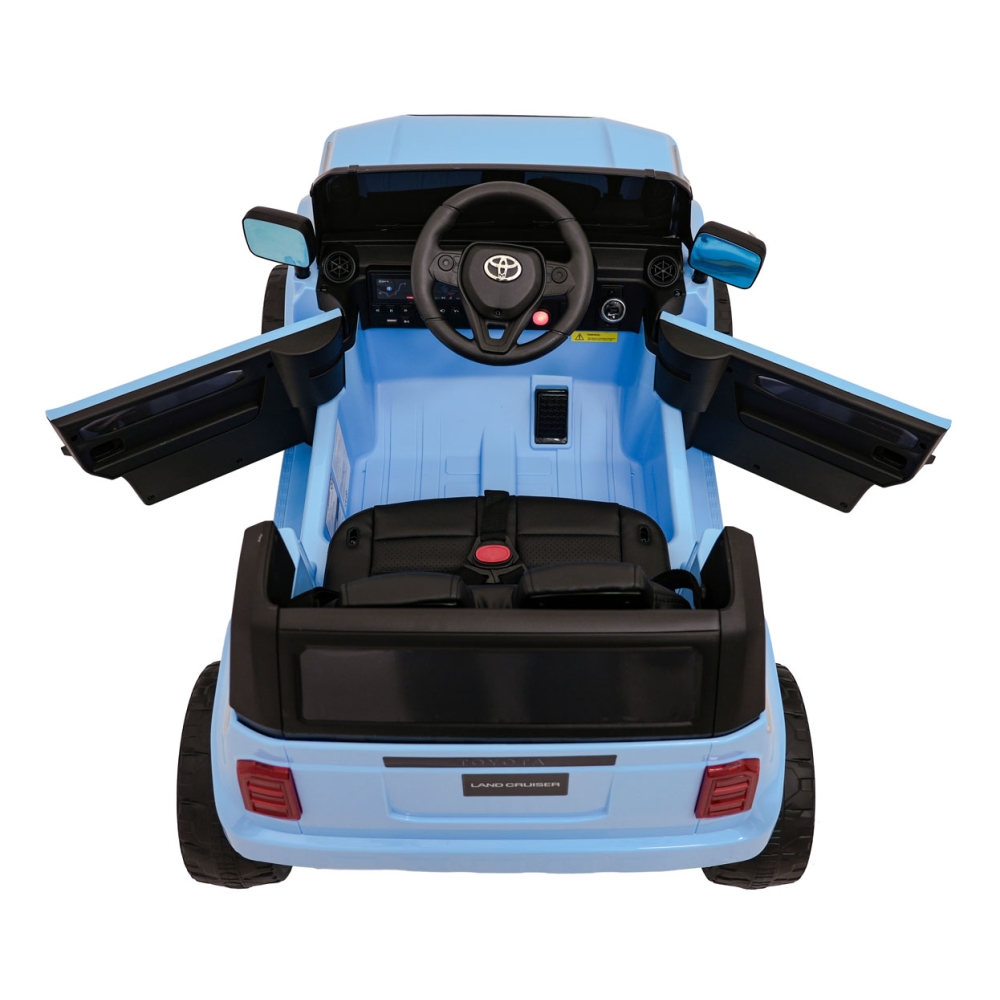 Elektromobilis Toyota Land Cruiser PRADO, Blue-Elektromobiliai vaikams, Visureigiai-e-vaikas