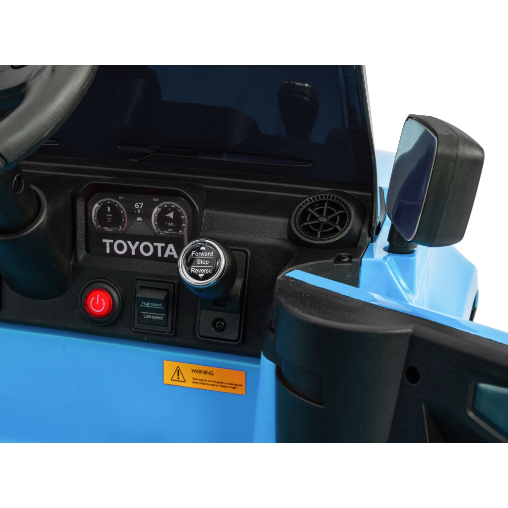 Elektromobilis Toyota Land Cruiser PRADO, Blue-Elektromobiliai vaikams, Visureigiai-e-vaikas