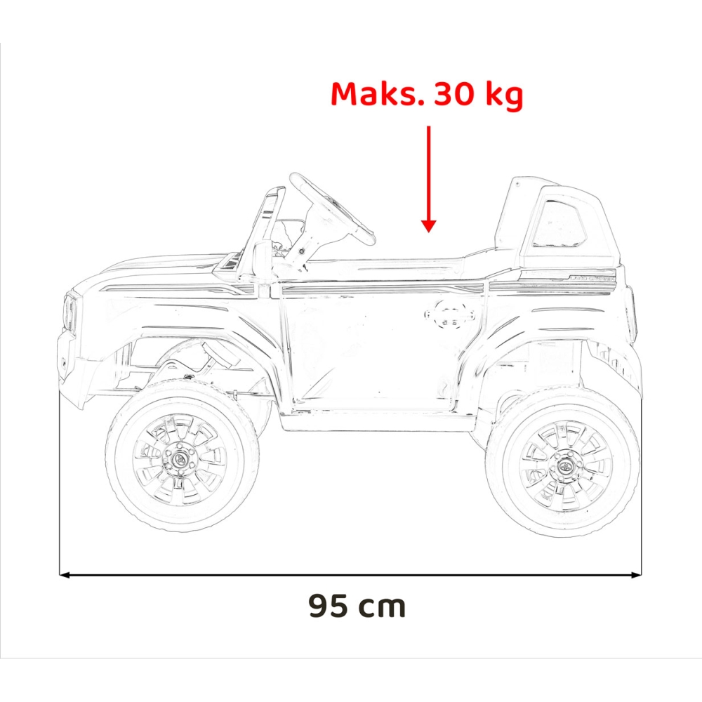 Elektromobilis Toyota Land Cruiser PRADO, Blue-Elektromobiliai vaikams, Visureigiai-e-vaikas