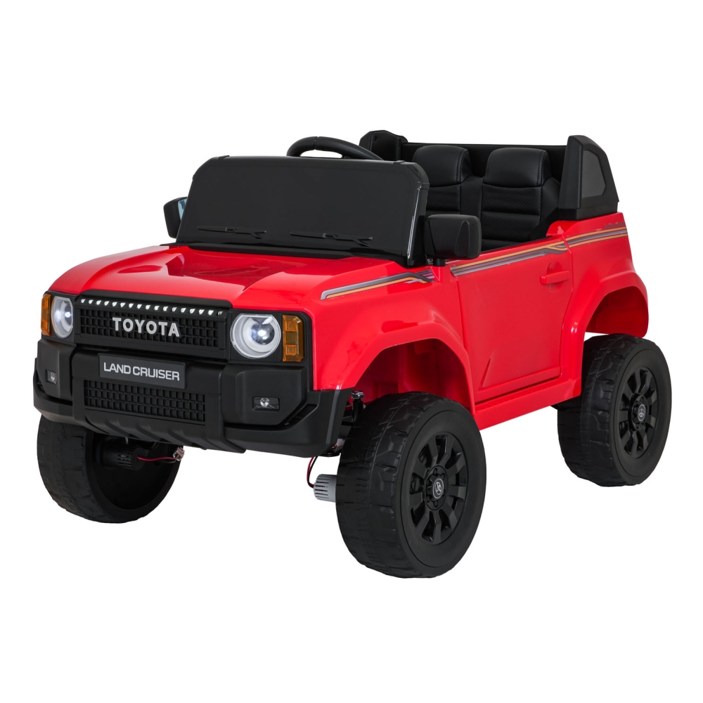 Elektromobilis Toyota Land Cruiser PRADO, Red-Elektromobiliai vaikams, Visureigiai-e-vaikas