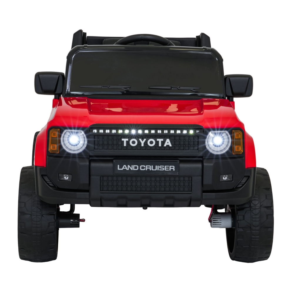 Elektromobilis Toyota Land Cruiser PRADO, Red-Elektromobiliai vaikams, Visureigiai-e-vaikas