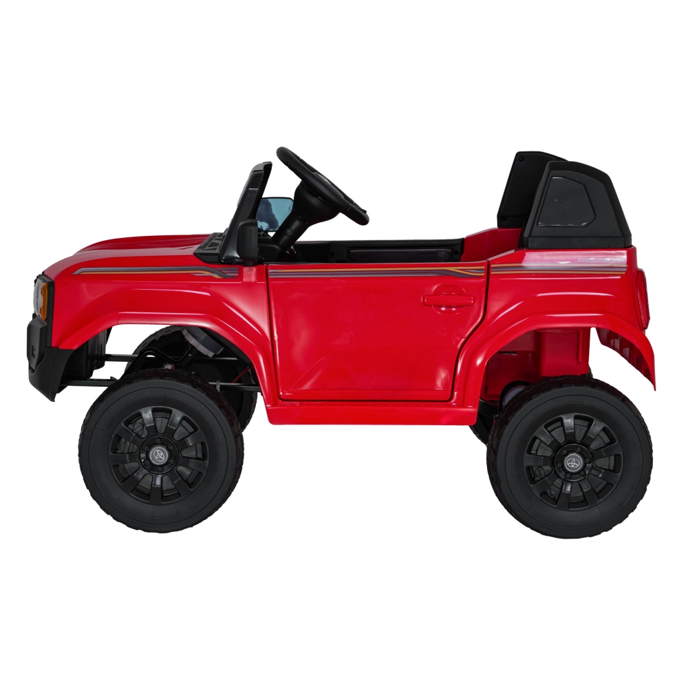Elektromobilis Toyota Land Cruiser PRADO, Red-Elektromobiliai vaikams, Visureigiai-e-vaikas