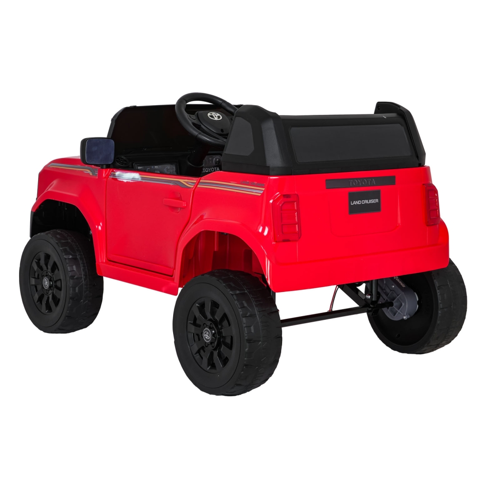 Elektromobilis Toyota Land Cruiser PRADO, Red-Elektromobiliai vaikams, Visureigiai-e-vaikas