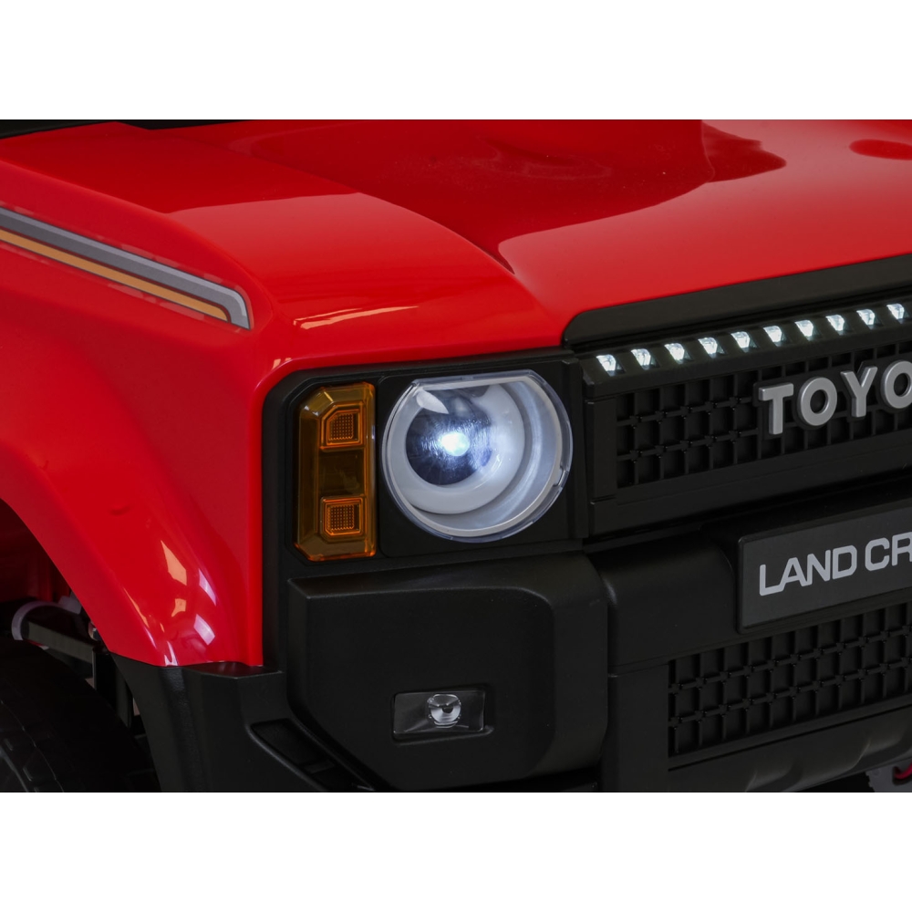 Elektromobilis Toyota Land Cruiser PRADO, Red-Elektromobiliai vaikams, Visureigiai-e-vaikas