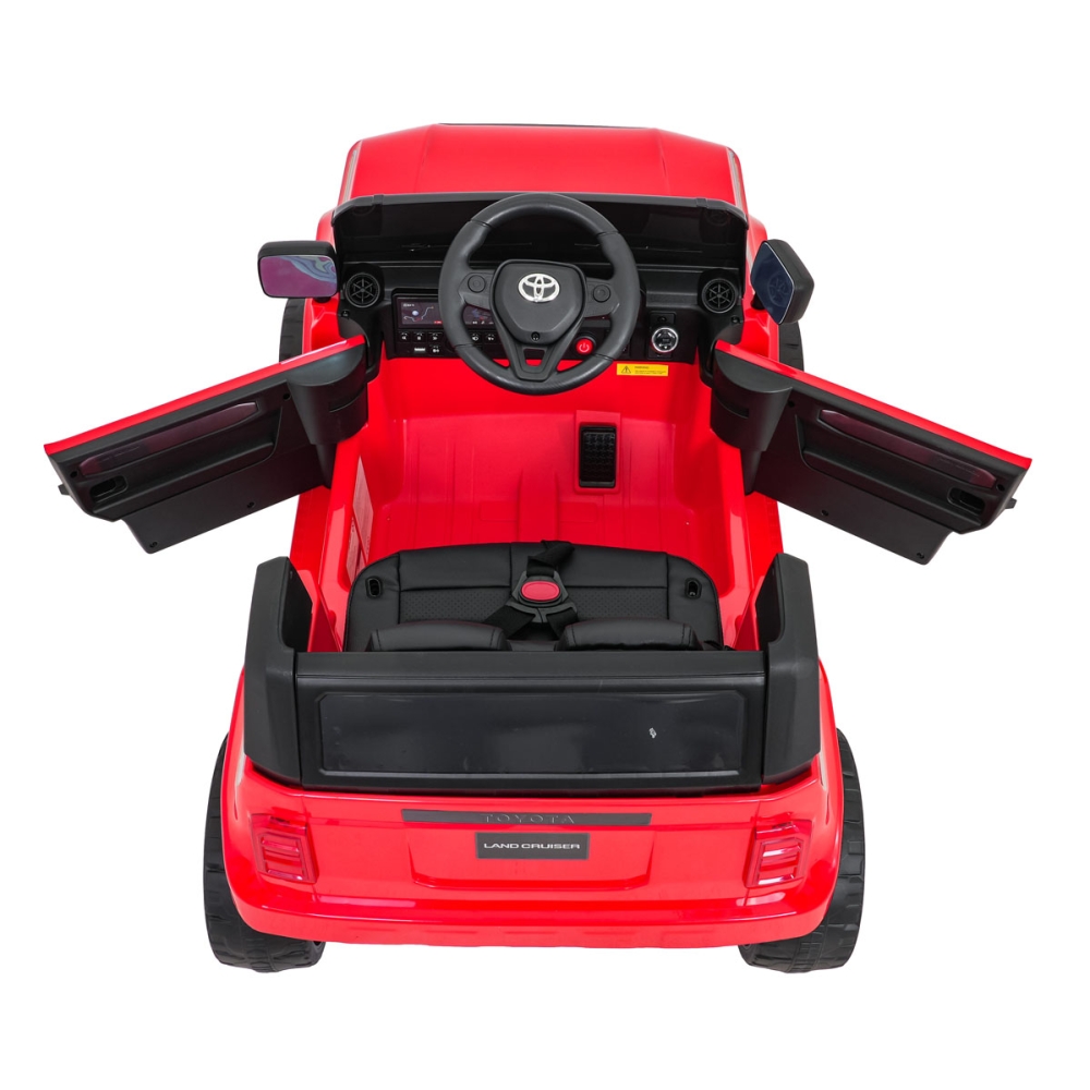 Elektromobilis Toyota Land Cruiser PRADO, Red-Elektromobiliai vaikams, Visureigiai-e-vaikas