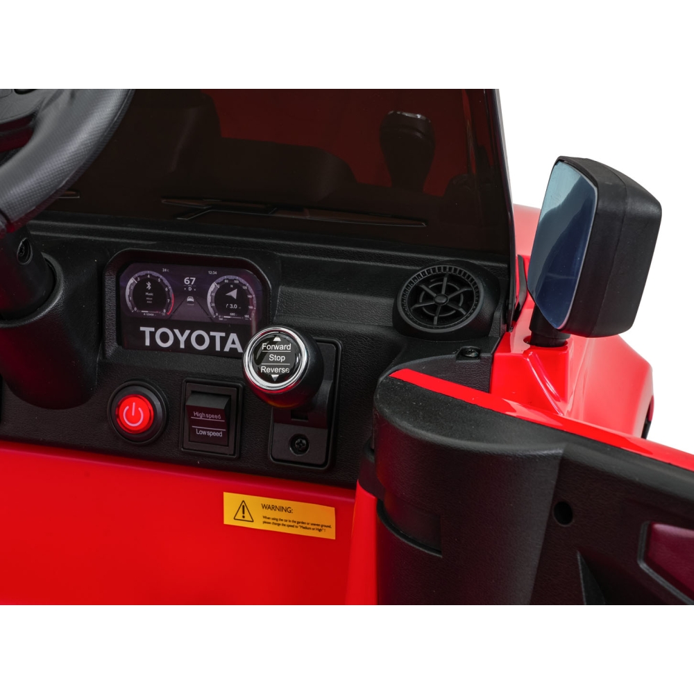 Elektromobilis Toyota Land Cruiser PRADO, Red-Elektromobiliai vaikams, Visureigiai-e-vaikas