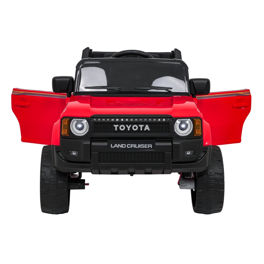 Elektromobilis Toyota Land Cruiser PRADO, Red-Elektromobiliai vaikams, Visureigiai-e-vaikas