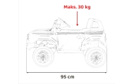 Pojazd Toyota Land Cruiser PRADO Czerwony