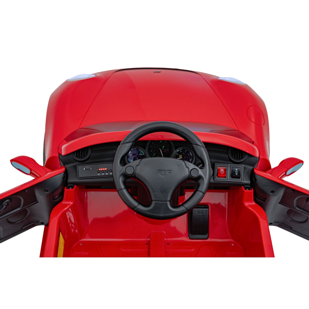 Elektromobilis RUF CTR3, Red-Elektromobiliai vaikams, Mašinos-e-vaikas