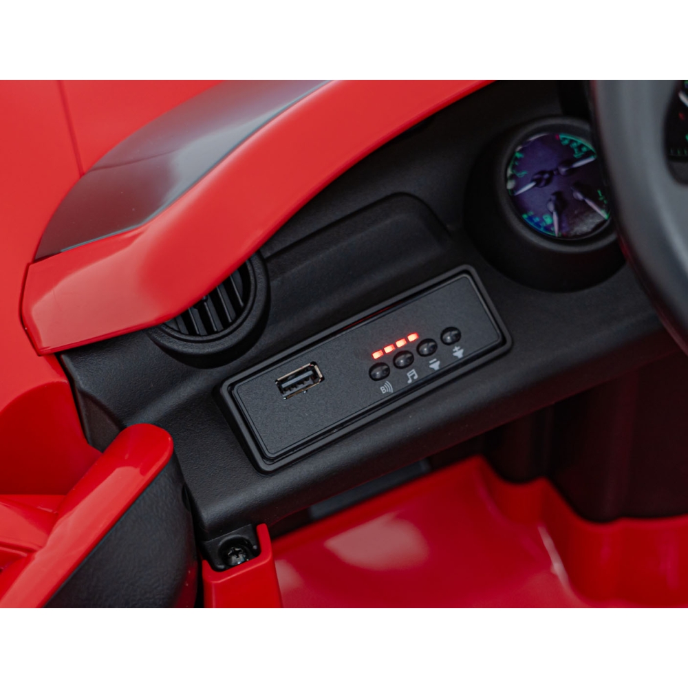 Elektromobilis RUF CTR3, Red-Elektromobiliai vaikams, Mašinos-e-vaikas