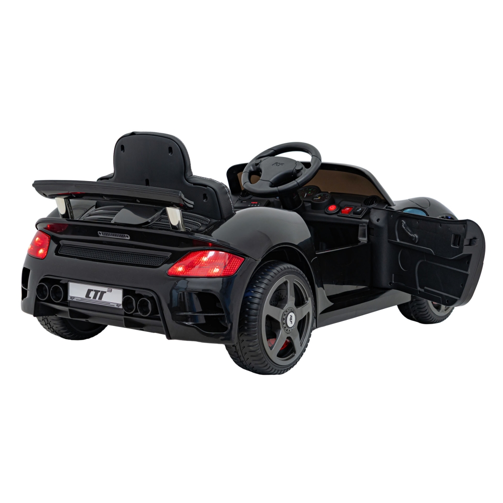 Elektromobilis RUF CTR3, Black-Elektromobiliai vaikams, Mašinos-e-vaikas