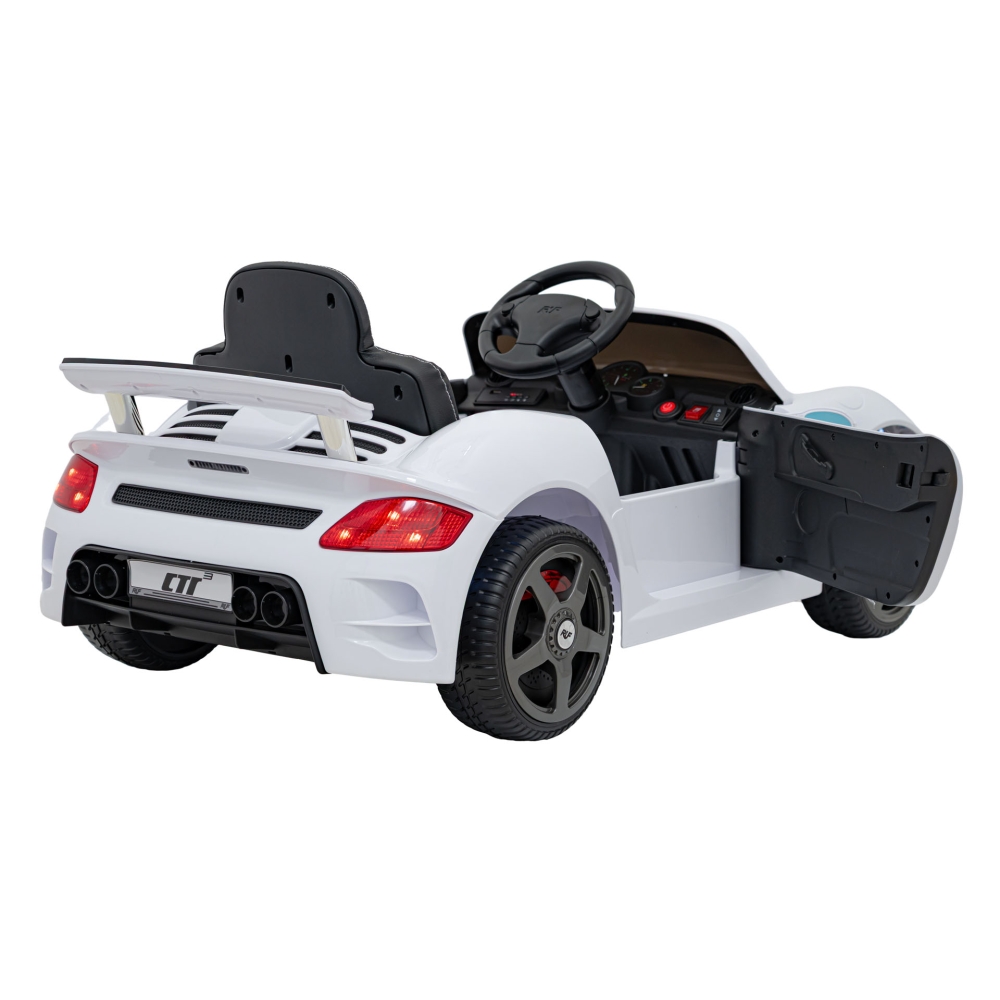 Elektromobilis RUF CTR3, White-Elektromobiliai vaikams, Mašinos-e-vaikas