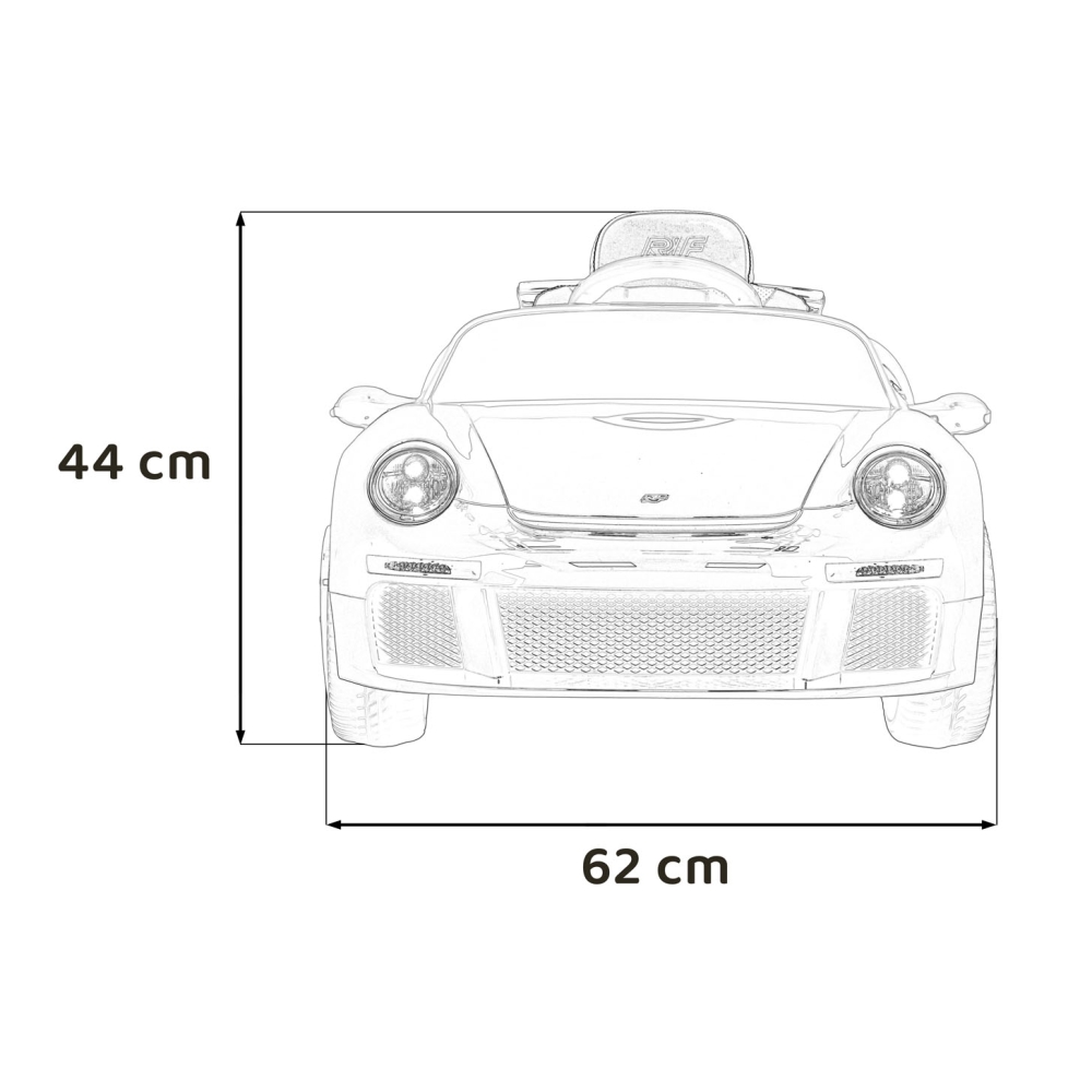 Elektromobilis RUF CTR3, White-Elektromobiliai vaikams, Mašinos-e-vaikas