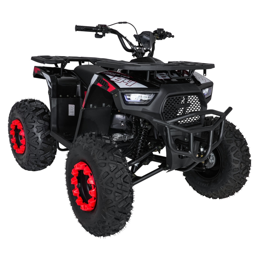 Benzininis keturratis 200CC MONSTER, Red-Elektromobiliai vaikams, Keturračiai ir bagiai-e-vaikas
