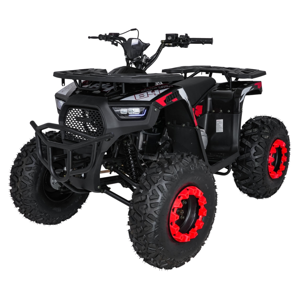 Benzininis keturratis 200CC MONSTER, Red-Elektromobiliai vaikams, Keturračiai ir bagiai-e-vaikas