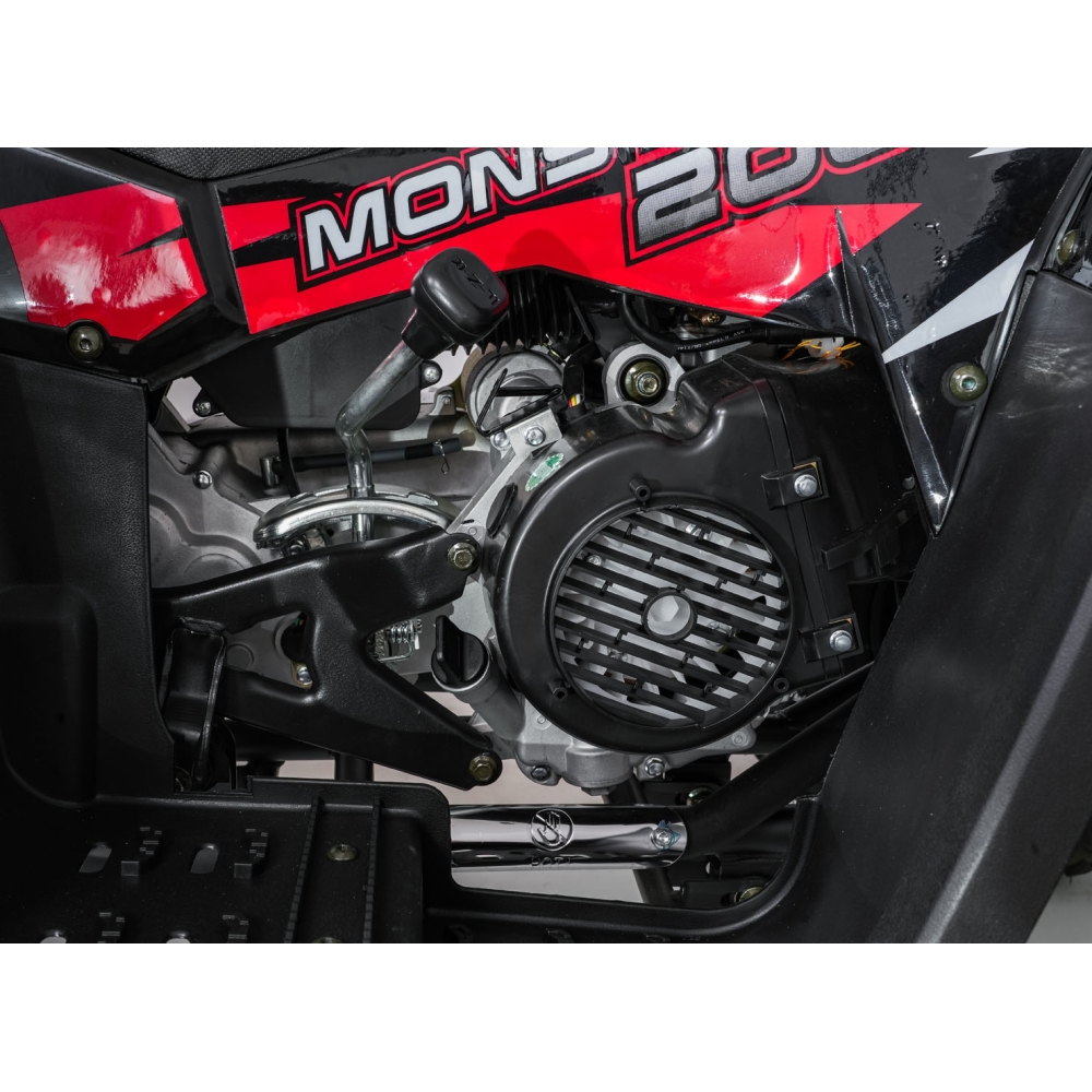 Benzininis keturratis 200CC MONSTER, Red-Elektromobiliai vaikams, Keturračiai ir bagiai-e-vaikas