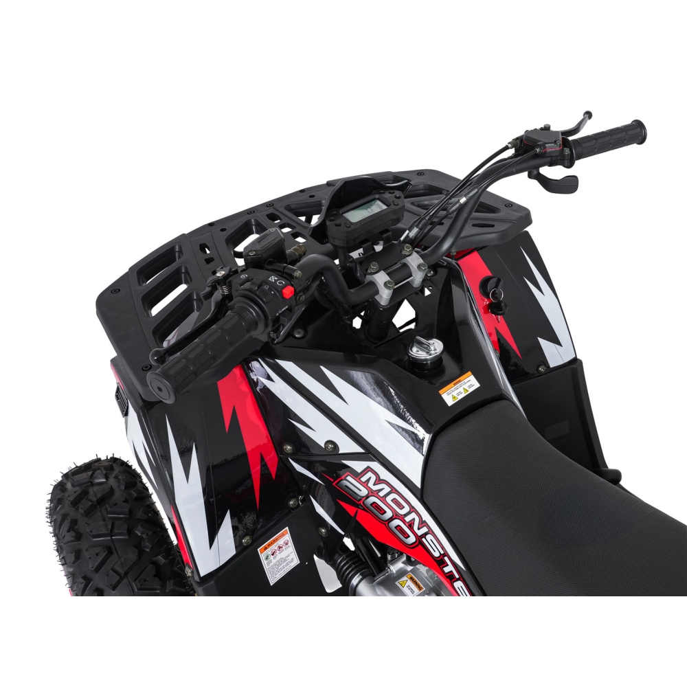 Benzininis keturratis 200CC MONSTER, Red-Elektromobiliai vaikams, Keturračiai ir bagiai-e-vaikas