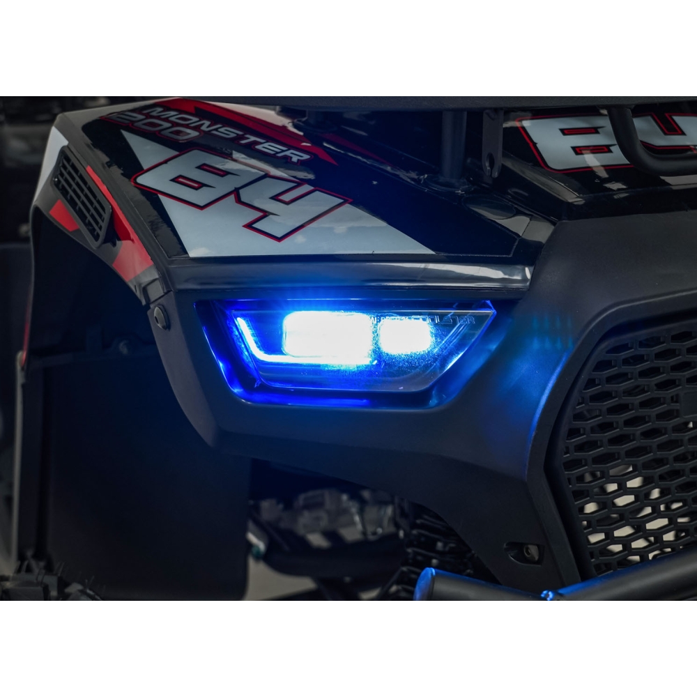 Benzininis keturratis 200CC MONSTER, Red-Elektromobiliai vaikams, Keturračiai ir bagiai-e-vaikas