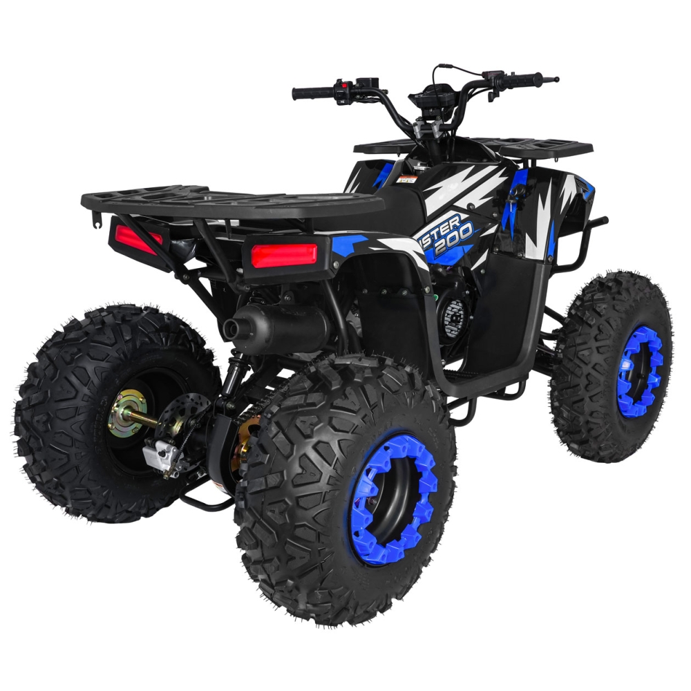 Benzininis keturratis 200CC MONSTER, Blue-Elektromobiliai vaikams, Keturračiai ir bagiai-e-vaikas