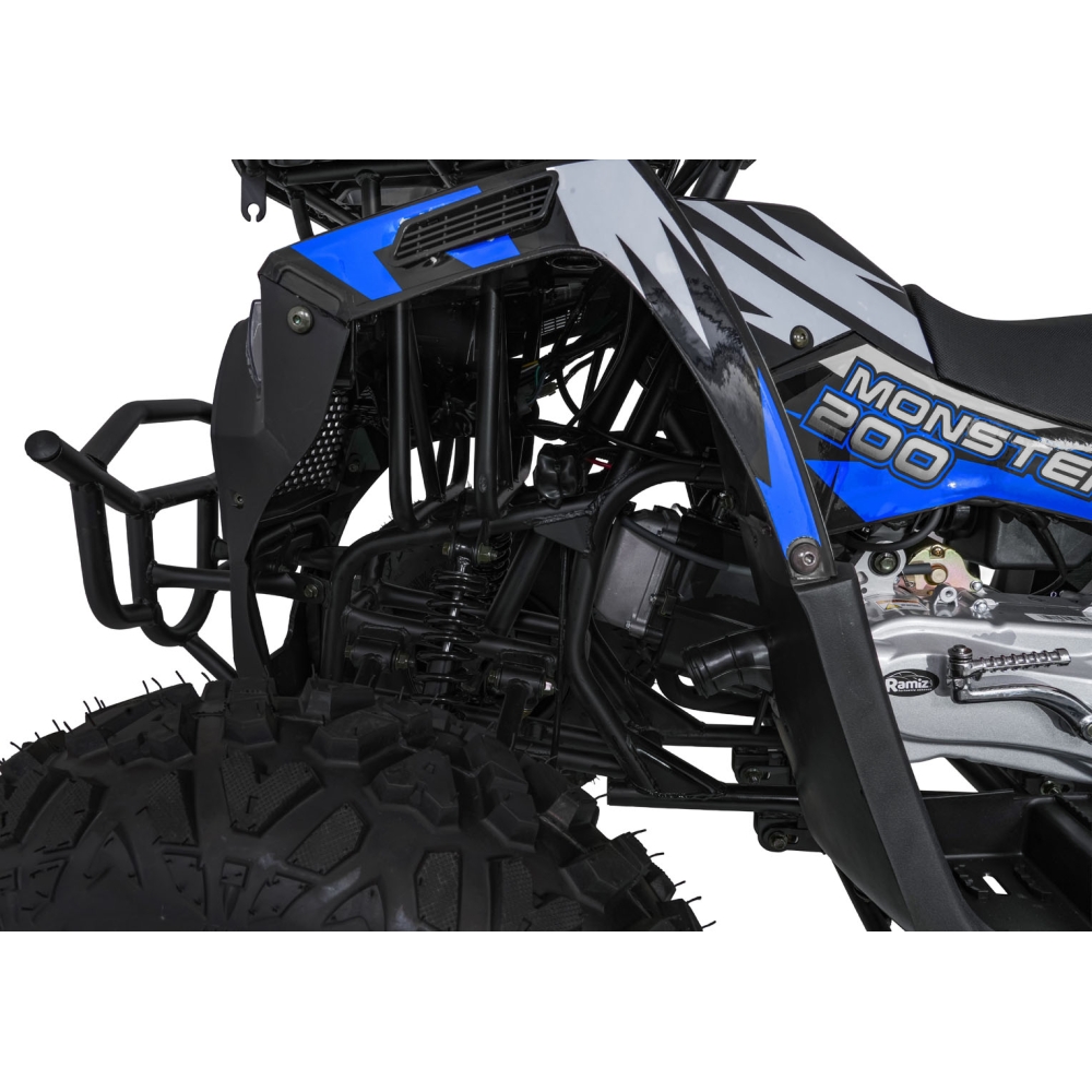 Benzininis keturratis 200CC MONSTER, Blue-Elektromobiliai vaikams, Keturračiai ir bagiai-e-vaikas