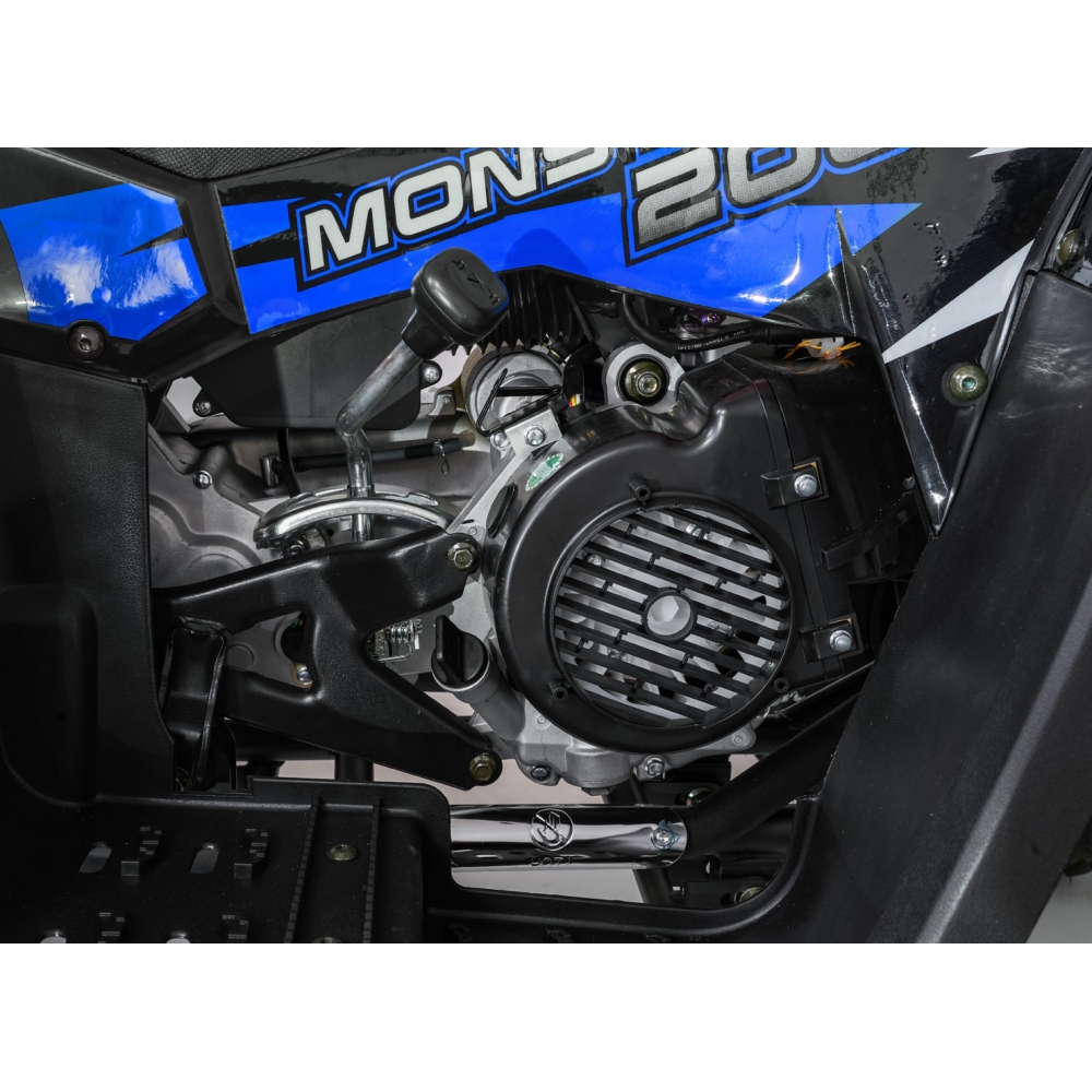 Benzininis keturratis 200CC MONSTER, Blue-Elektromobiliai vaikams, Keturračiai ir bagiai-e-vaikas