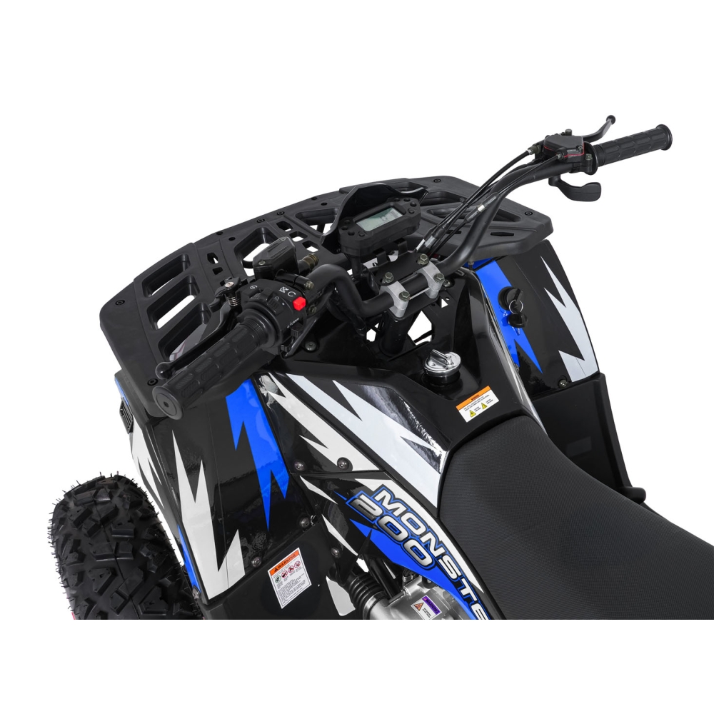 Benzininis keturratis 200CC MONSTER, Blue-Elektromobiliai vaikams, Keturračiai ir bagiai-e-vaikas