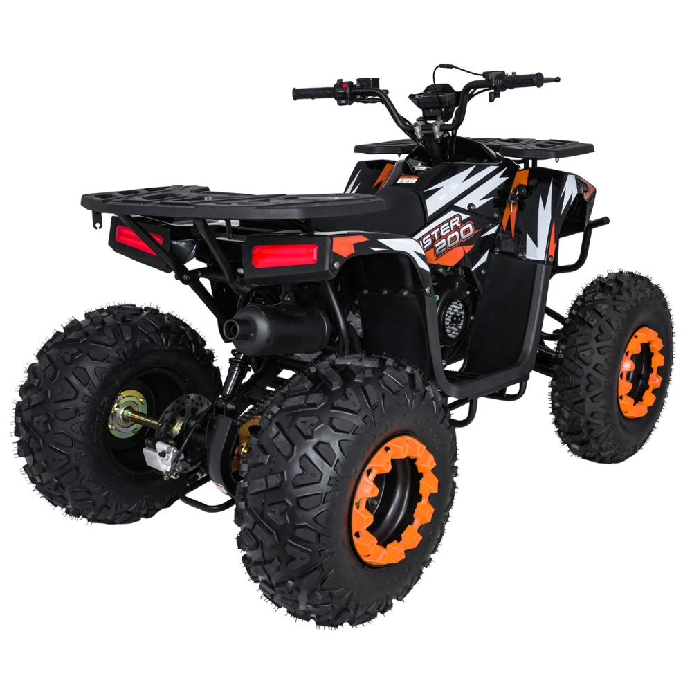 Benzininis keturratis 200CC MONSTER, Orange-Elektromobiliai vaikams, Keturračiai ir bagiai-e-vaikas