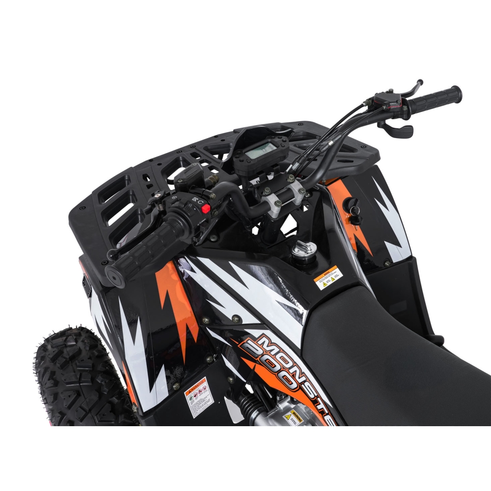 Benzininis keturratis 200CC MONSTER, Orange-Elektromobiliai vaikams, Keturračiai ir bagiai-e-vaikas
