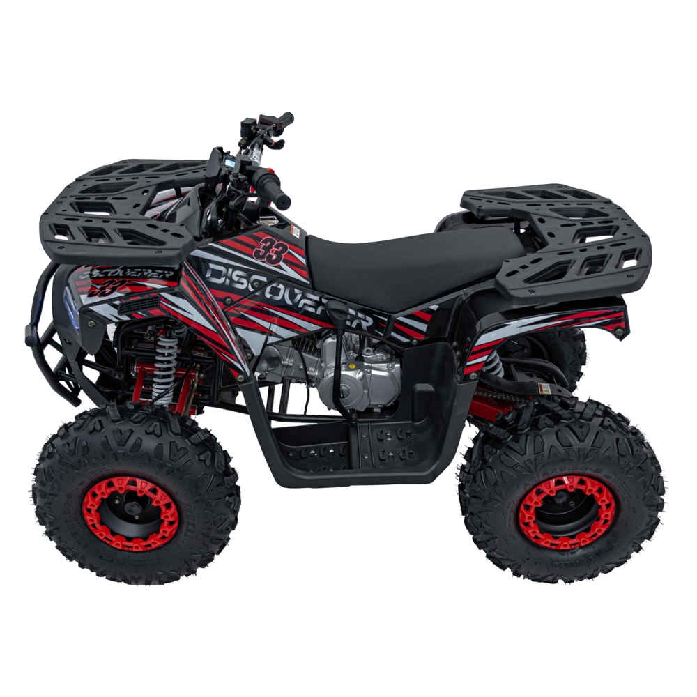 Benzininis keturratis 120CC DISCOVER, Red-Elektromobiliai vaikams, Keturračiai ir bagiai-e-vaikas