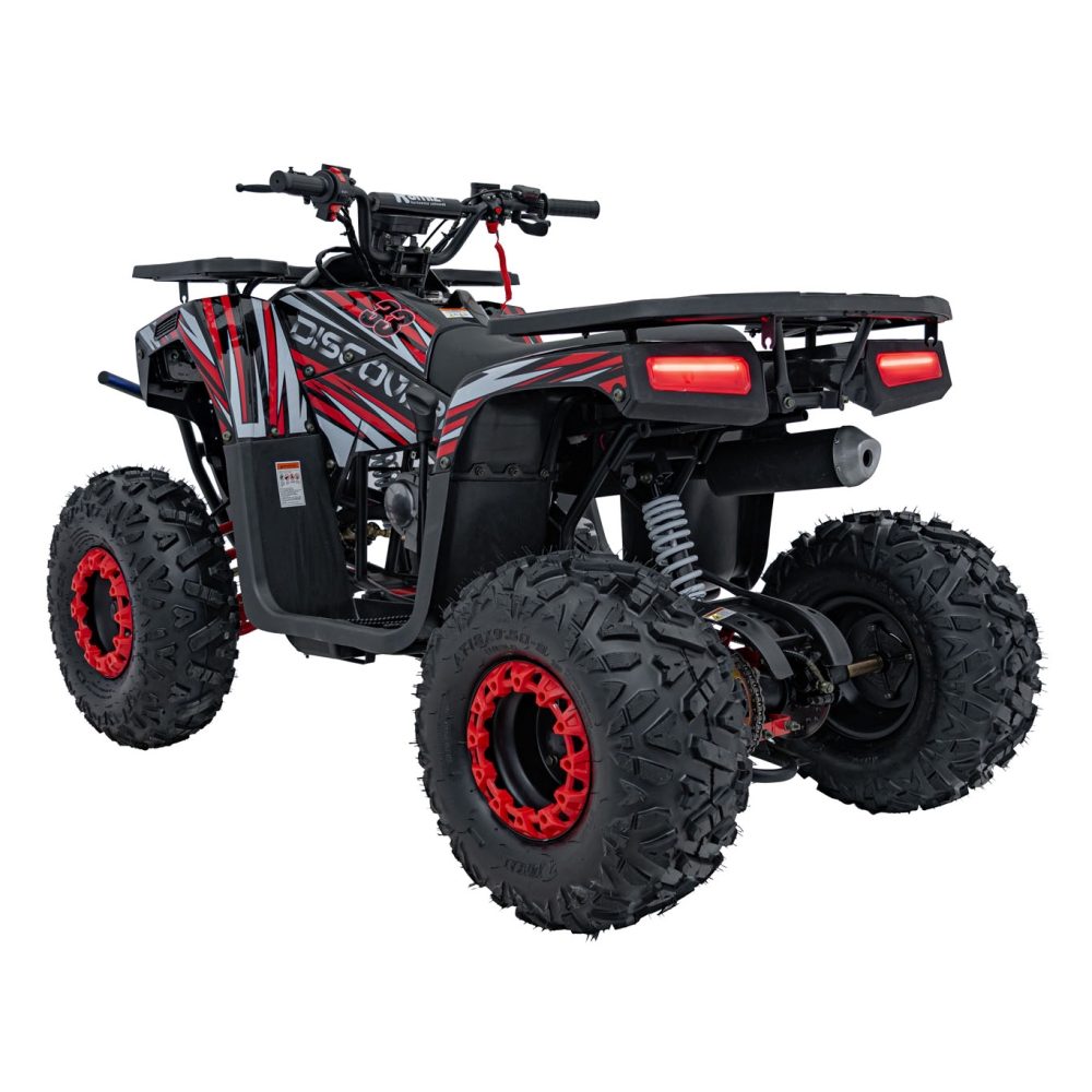 Benzininis keturratis 120CC DISCOVER, Red-Elektromobiliai vaikams, Keturračiai ir bagiai-e-vaikas