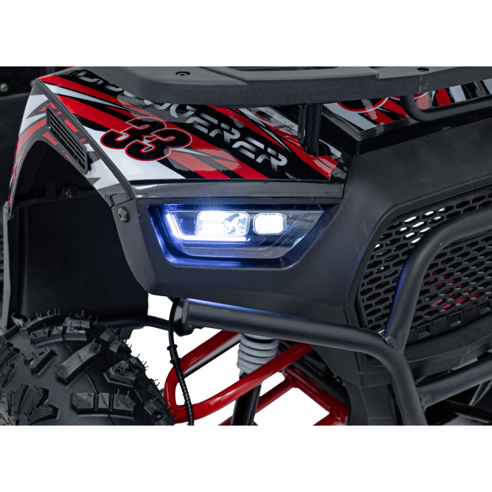 Benzininis keturratis 120CC DISCOVER, Red-Elektromobiliai vaikams, Keturračiai ir bagiai-e-vaikas