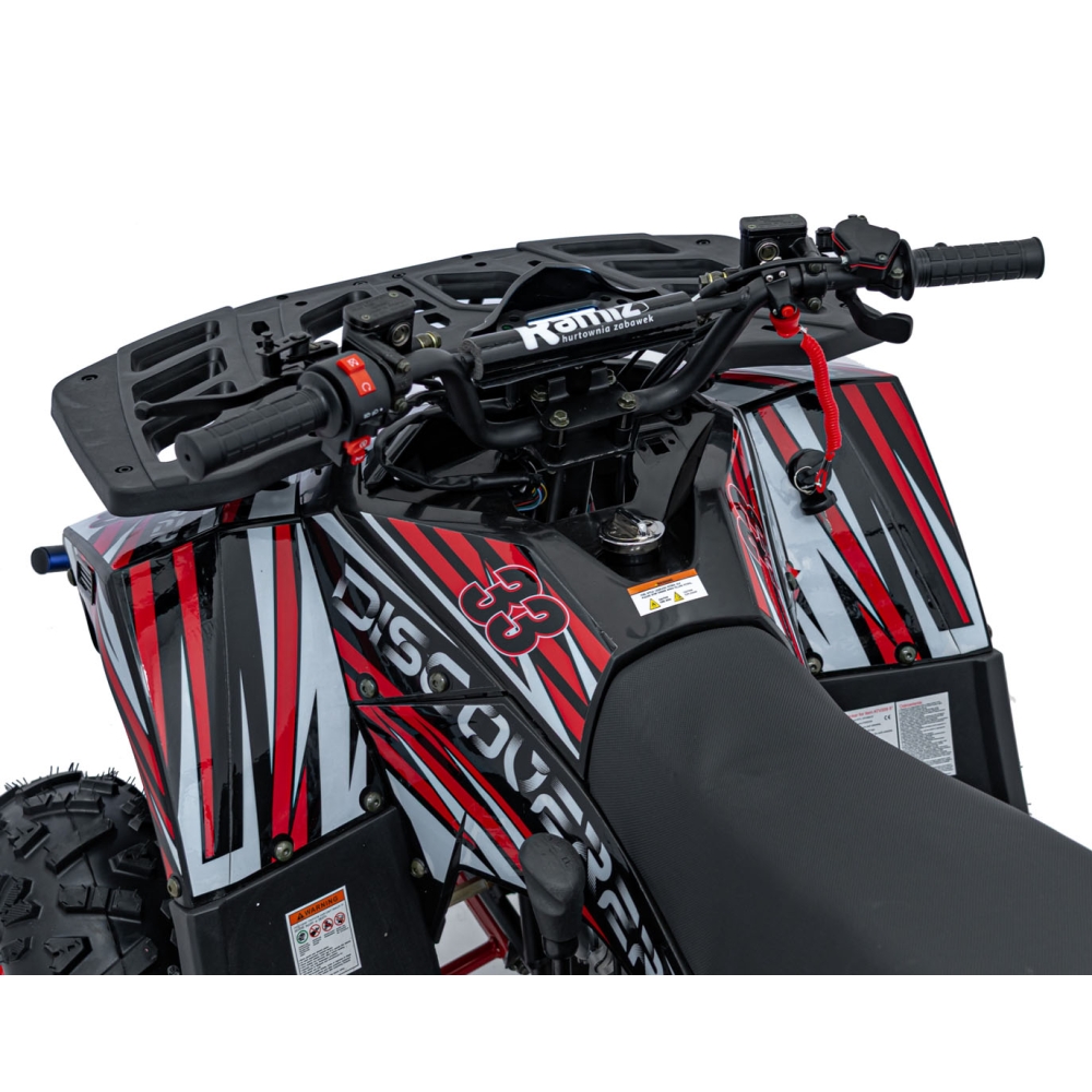 Benzininis keturratis 120CC DISCOVER, Red-Elektromobiliai vaikams, Keturračiai ir bagiai-e-vaikas
