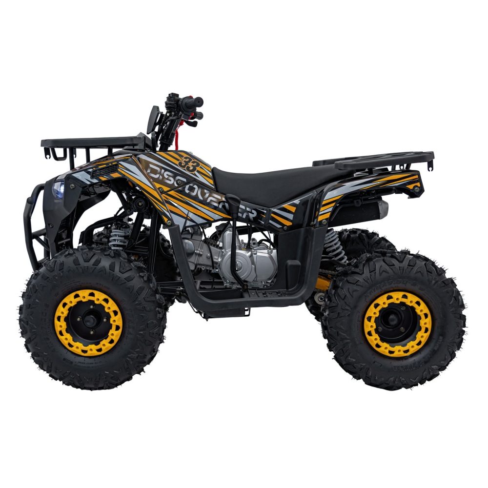Benzininis keturratis 120CC DISCOVER, Orange-Elektromobiliai vaikams, Keturračiai ir bagiai-e-vaikas