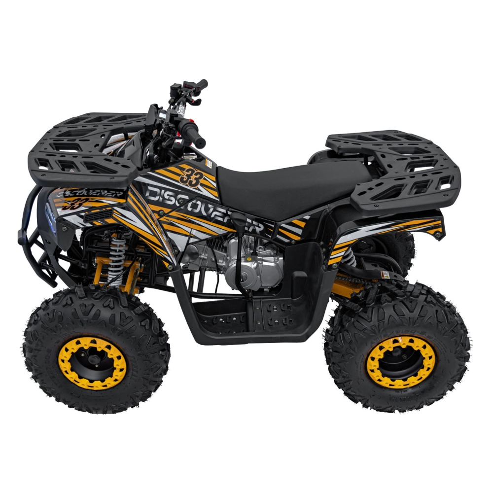 Benzininis keturratis 120CC DISCOVER, Orange-Elektromobiliai vaikams, Keturračiai ir bagiai-e-vaikas