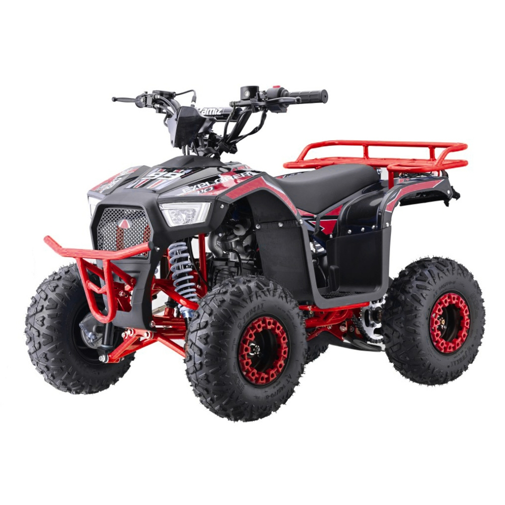Benzininis keturratis 110CC EXPLORER, Red-Elektromobiliai vaikams, Keturračiai ir bagiai-e-vaikas