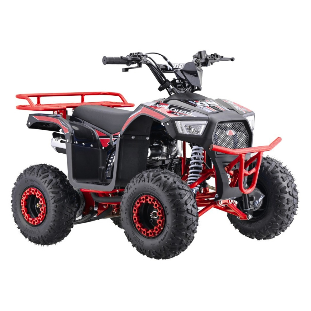Benzininis keturratis 110CC EXPLORER, Red-Elektromobiliai vaikams, Keturračiai ir bagiai-e-vaikas