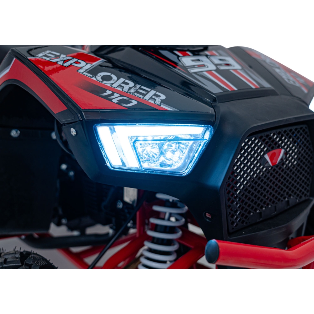 Benzininis keturratis 110CC EXPLORER, Red-Elektromobiliai vaikams, Keturračiai ir bagiai-e-vaikas
