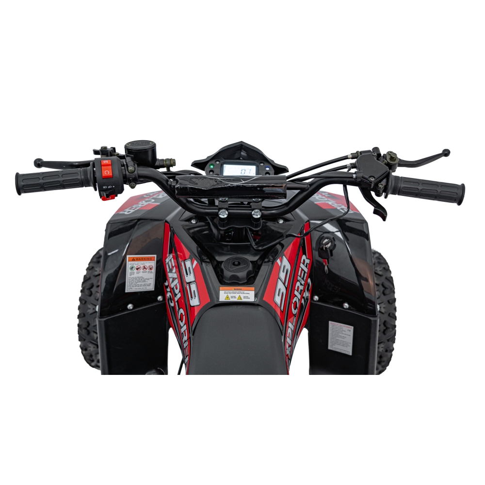 Benzininis keturratis 110CC EXPLORER, Red-Elektromobiliai vaikams, Keturračiai ir bagiai-e-vaikas