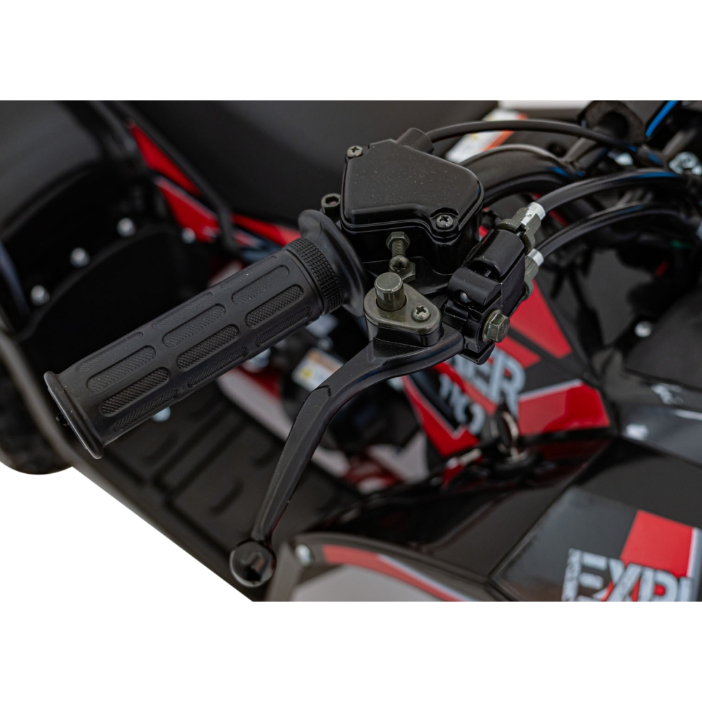 Benzininis keturratis 110CC EXPLORER, Red-Elektromobiliai vaikams, Keturračiai ir bagiai-e-vaikas