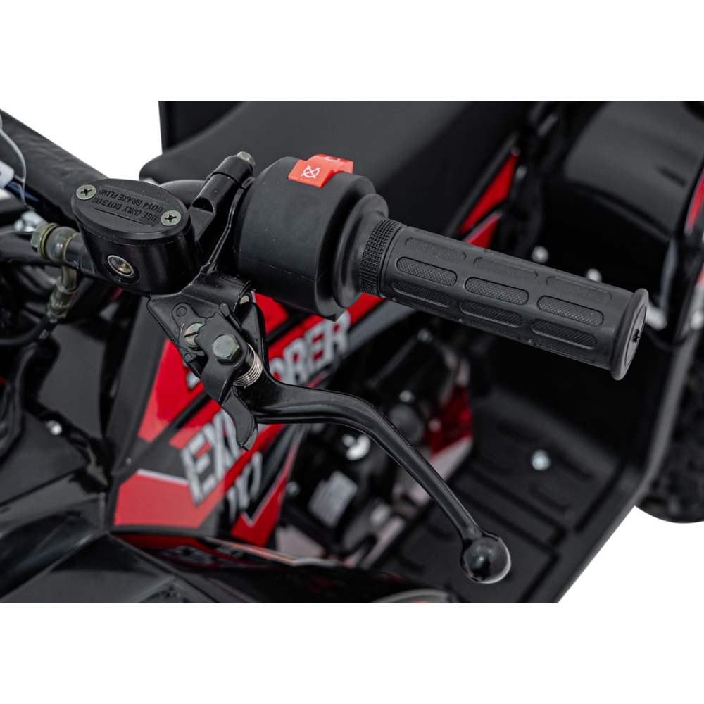 Benzininis keturratis 110CC EXPLORER, Red-Elektromobiliai vaikams, Keturračiai ir bagiai-e-vaikas